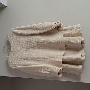 Vintage 1980s Two Piece Carol Bird  Long Sleeved Blouse and Skirt Set size 10